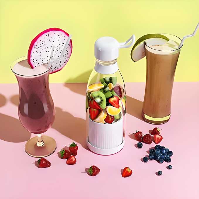 Portable Blender Juicer – Make Fresh Juice Anytime, Anywhere!