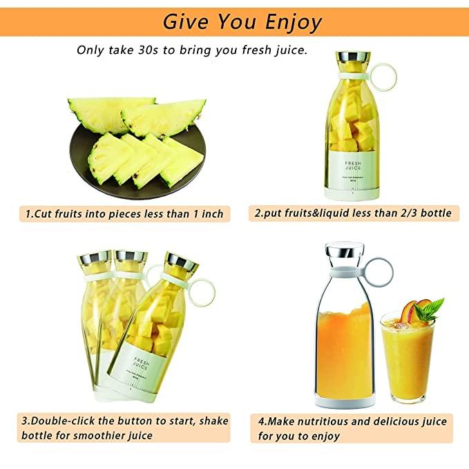 Portable Blender Juicer – Make Fresh Juice Anytime, Anywhere!